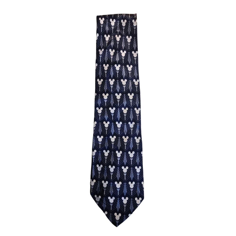 Disney Store Mickey Mouse‎ Golf Necktie 100% Silk Tie